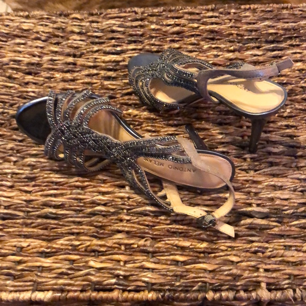 Antonio Melani beaded heels